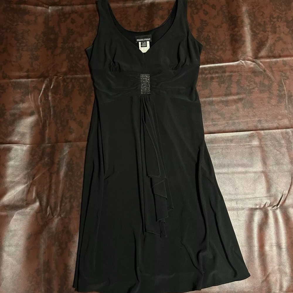 Vintage Frank Lyman Black Dress Size US 12